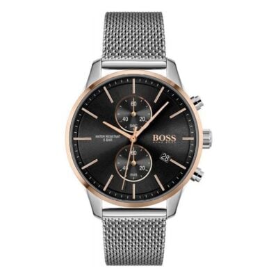 Hugo Boss Men's Watch Associate Two Tone Black - HB1513805